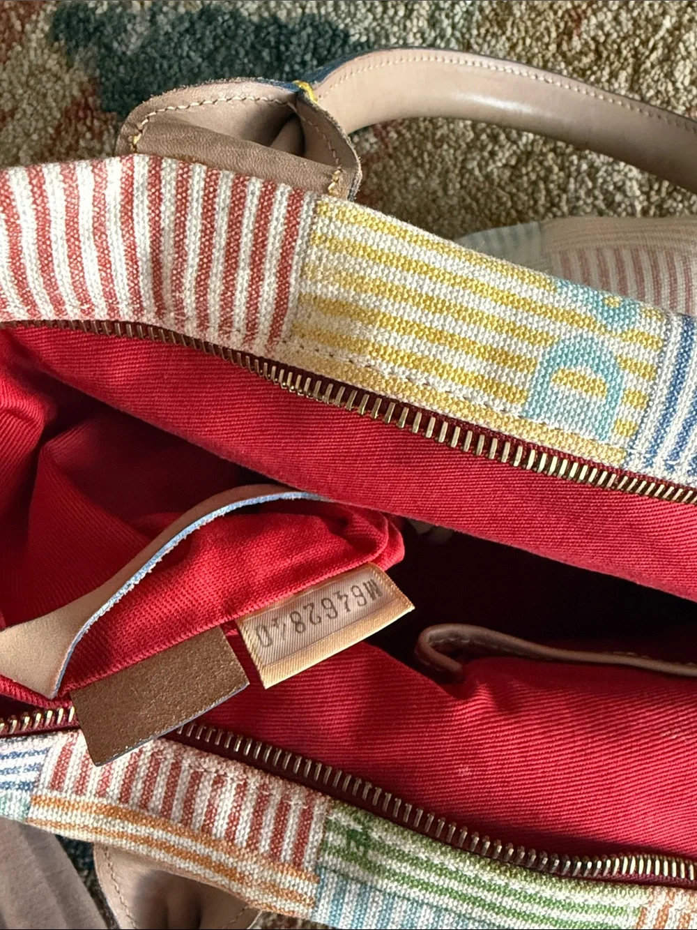 Dooney & Bourke Pastel Patchwork Satchel - Multicolor